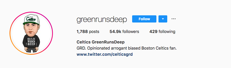 GreenRunsDeep Instagram