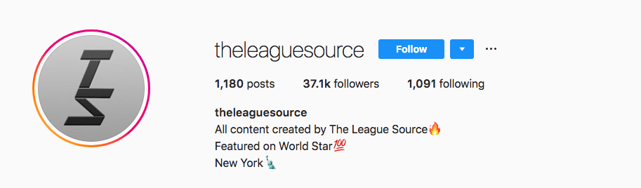TheLeagueSource instagram