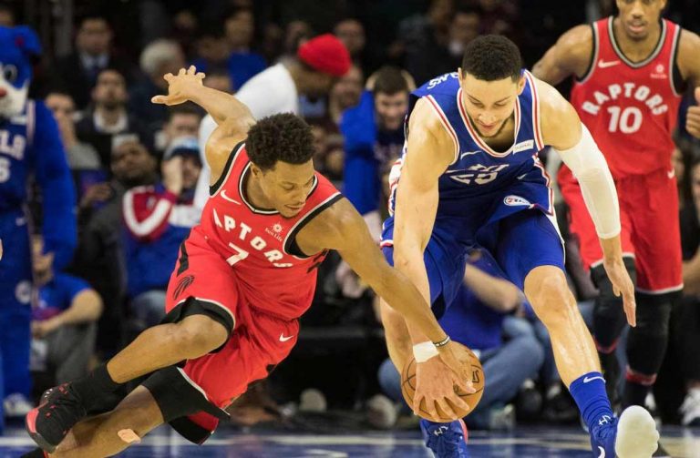 Ben Simmons and Kyle Lowry