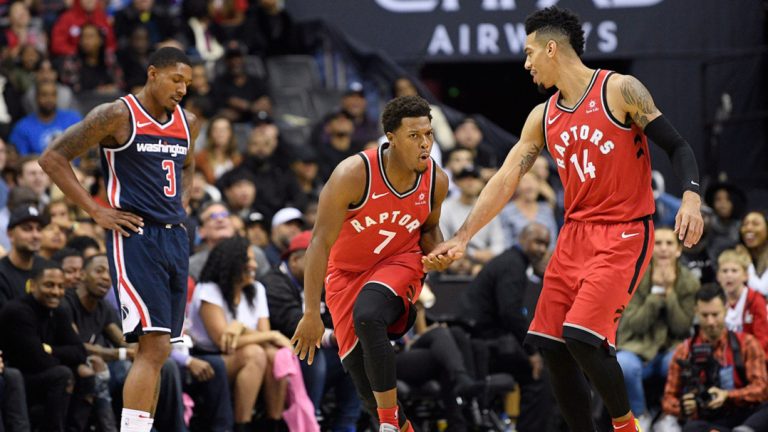 Kyle Lowry and Dranny Green Raptors