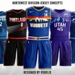 NBA Northwest Division Jerseys