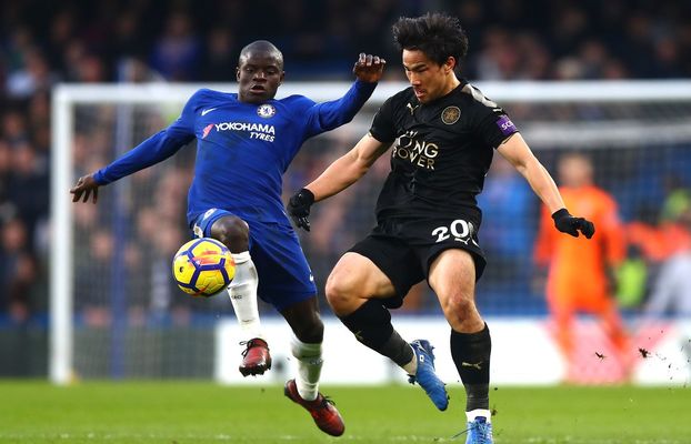 N'Golo Kante Shinji Okazaki