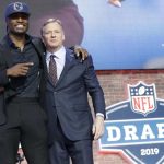 FEATURED IMAGE NEW ENGLAND PATRIOTS CB JOEJUAN WILLIAMS WITH ROGER GOODELL (1)