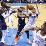 OKC Thunder PG Russell Westbrook vs the New Orleans Pelicans
