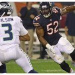 FEATURED IMAGE: Chicago Bears OLB Khalil Mack and Seattle Seahawks QB Russell Wilson