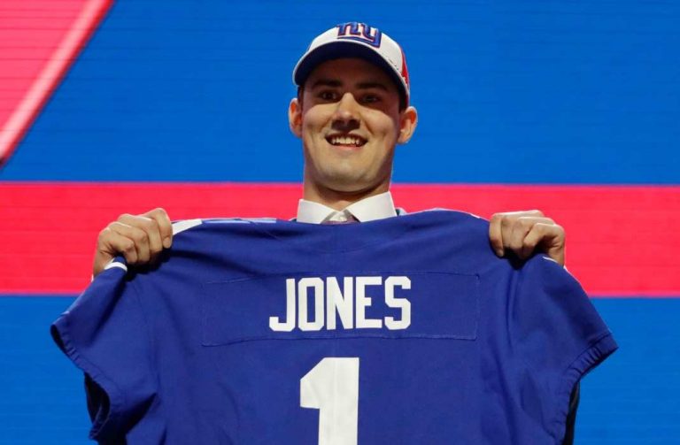 NY Giants Daniel Jones Draft