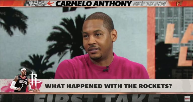 Carmelo Anthony Stephen A FIrst Take