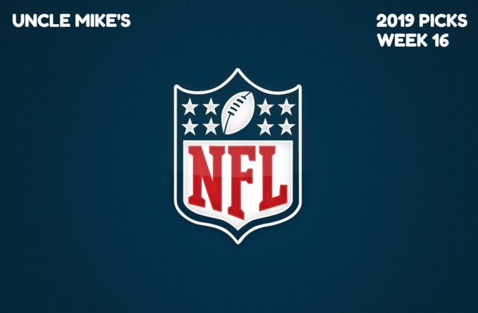 2019 NFL Week 16 Picks