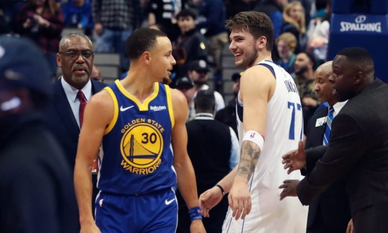Steph Curry and Luka Doncic