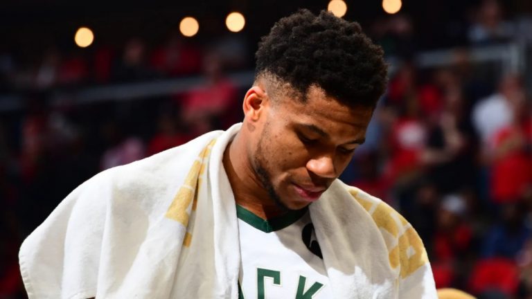 Giannis Antetokounmpo suffers injury during game 4 of the eastern conference finals